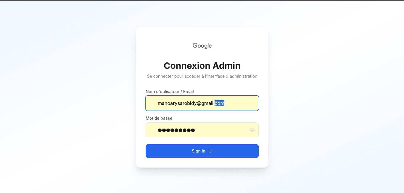 Internal CRM & Reporting Tool screenshot 1